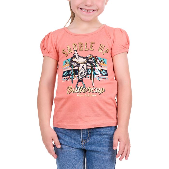 Pure Western Girls Candice Tee - Sz 6 & 10 Only