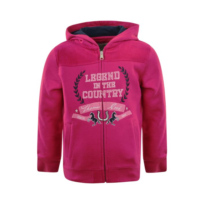 Thomas Cook Girls Logo Zip Thru Hoodie -  Sz 8 & 10 Only