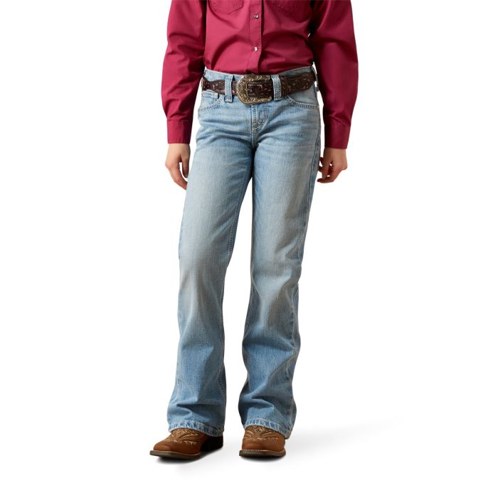 Ariat Girls R.E.A.L Boot Cut Jean - Aisha Porto