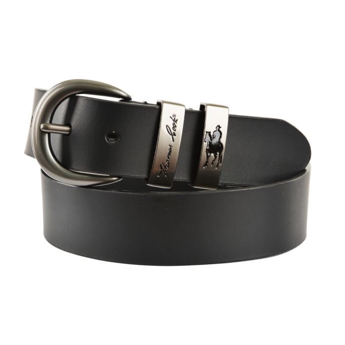Thomas Cook Gunmetal Twin Keeper Belt 