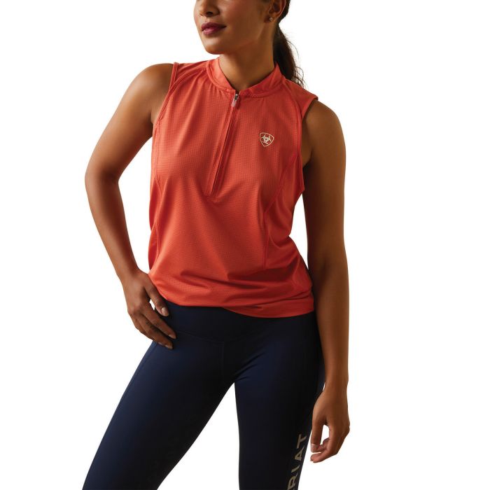 Ariat Ladies Hailey 1/4 Zip - Burnt Sienna