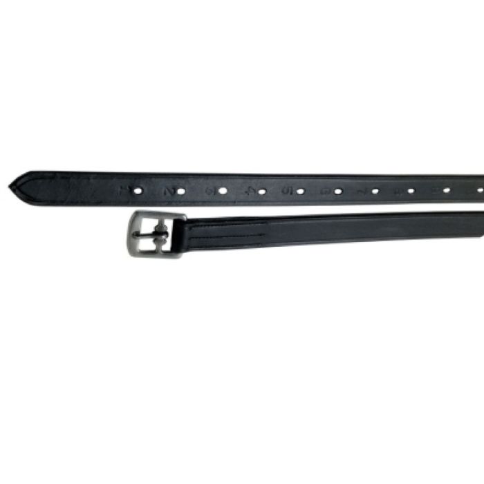 Hansome English Stirrup Leathers - 135cm - Black