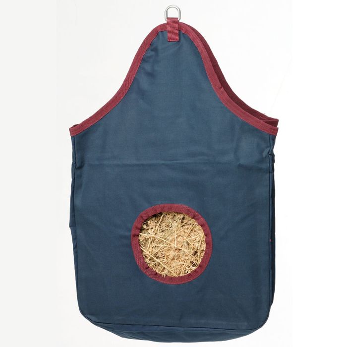 Hay Bag Heavy Duty - Burgundy and Navy