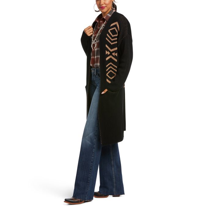 Ariat Womens Hoedown Cardigan - Black