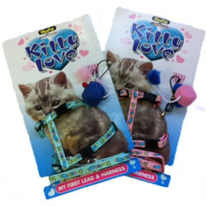 Kitten and Puppy Collar and Lead Set