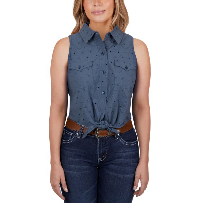 Pure Western Ladies Lola Sleeveless Shirt