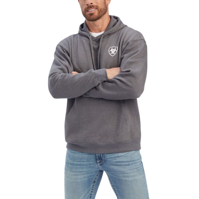 Ariat Men's Southwest Shield Sweatshirt -  Charcoal Heather