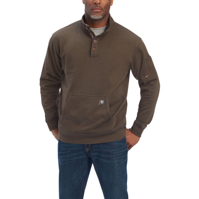 Ariat MENS REBAR Overtime Fleece Sweater - Wren -  Sz S & L Only