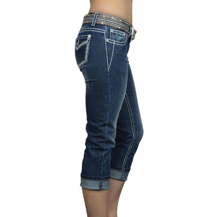 Pure Western Womens Montana Capri