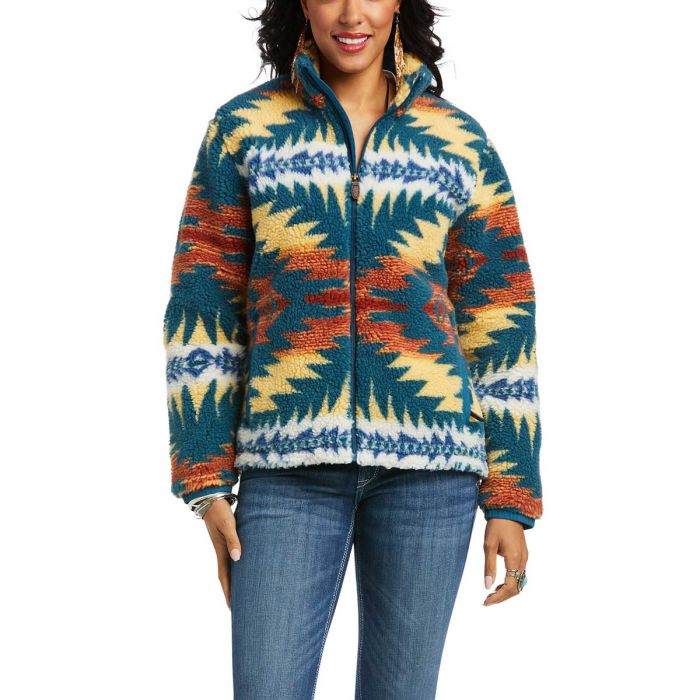 Ariat Ladies Pendleton Fleece JKT - Night Dance - Sz XS, XL & XXL Only