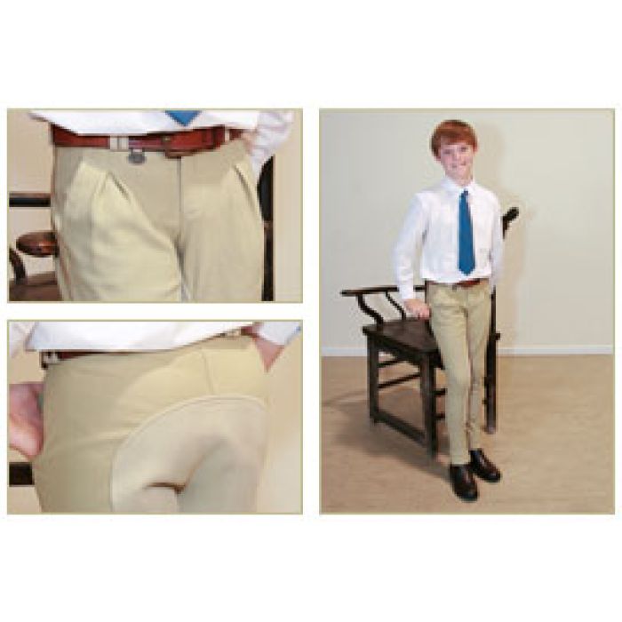 Peter Williams - Boys Show Full Seat Jodhpurs - White