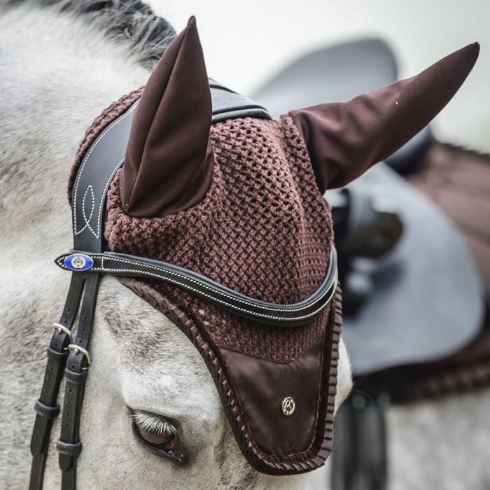 PSOS Ruffle Fly Bonnet - Coffee