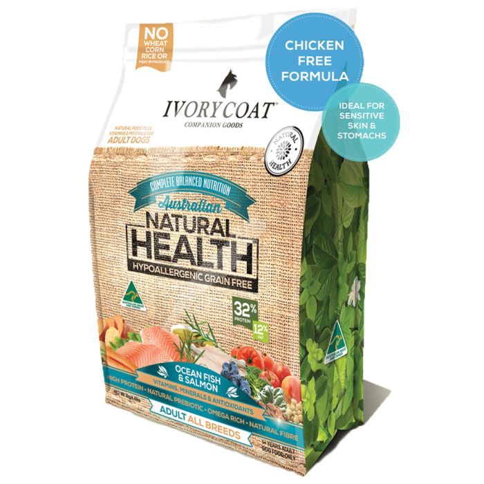 Ivory Coat - Grain Free Ocean Fish and Salmon Adult Dog Food - 13kg