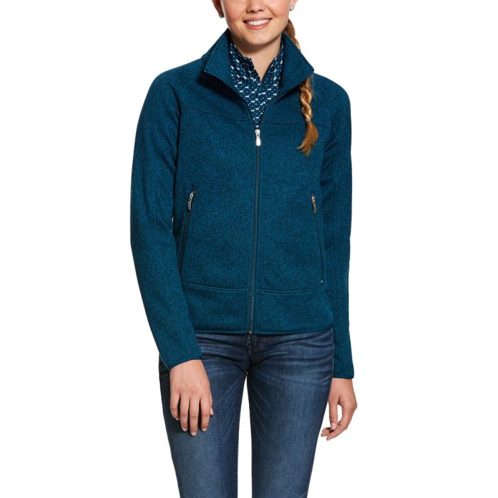Ariat Womens Sovereign Full Zip Jacket - Dream Teal 