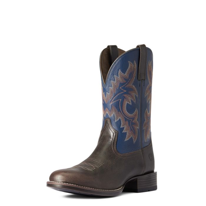 Ariat Mens Stockman Ultra - Wicker / Federal Blue -  Sz 9 & 9.5 Only