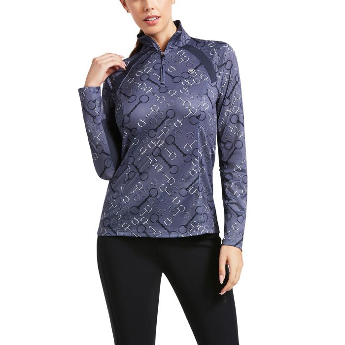 Ariat Ladies Sunstopper  2.0 - Charcoal Bit Print - Sz S, XL & XXL Only