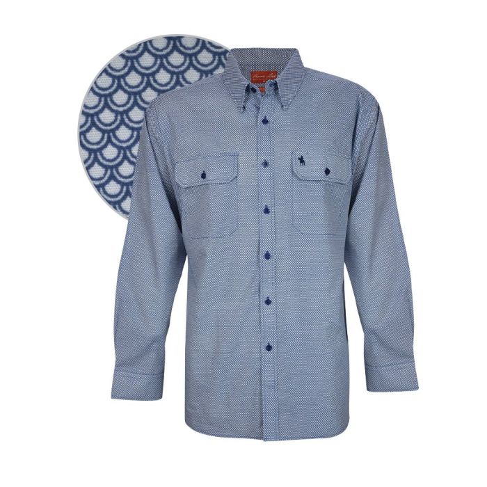 Thomas Cook Leeton Print Long Sleeve Shirt