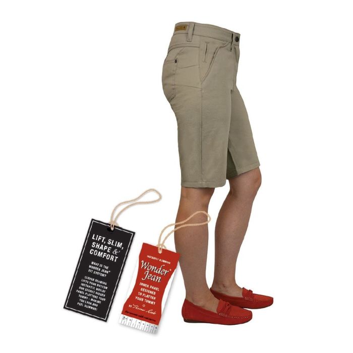 Thomas Cook Womens Ipswich Wonder Short- Taupe - 22