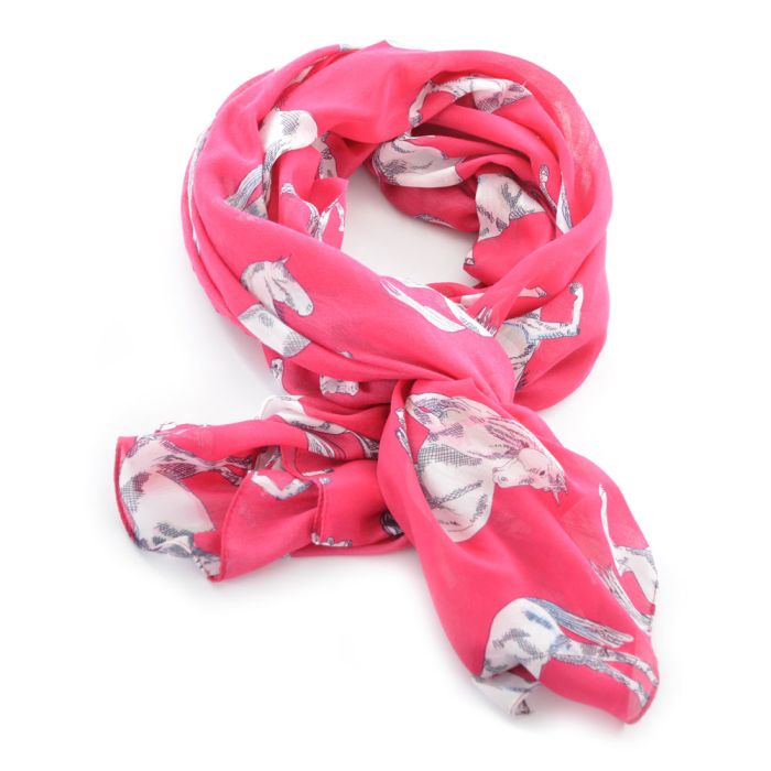 Thomas Cook Viole Print Scarf - Sangria