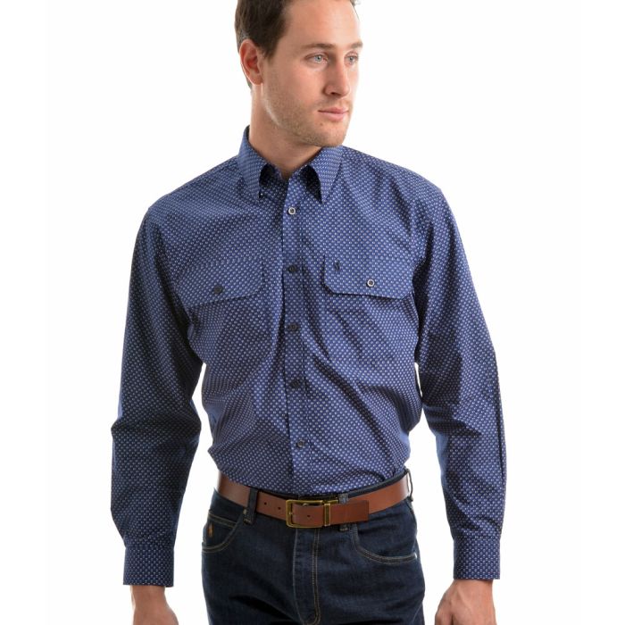 Thomas Cook Mens Alexandra Print Long Sleeve Shirt