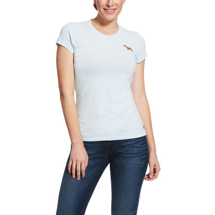 Ariat Ladies Embroidered Tee - Dog