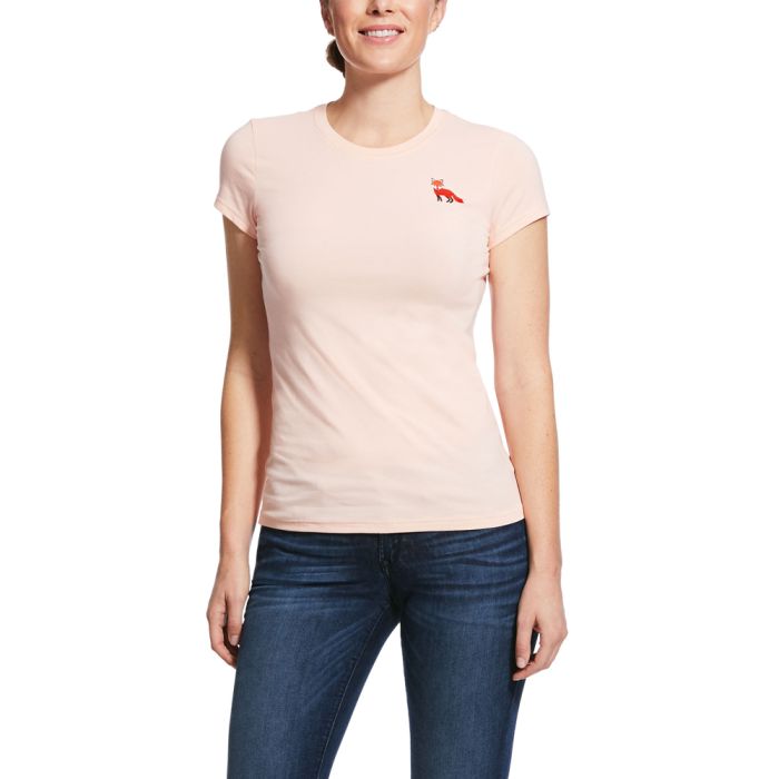 Ariat Ladies Embroidered Tee - Fox