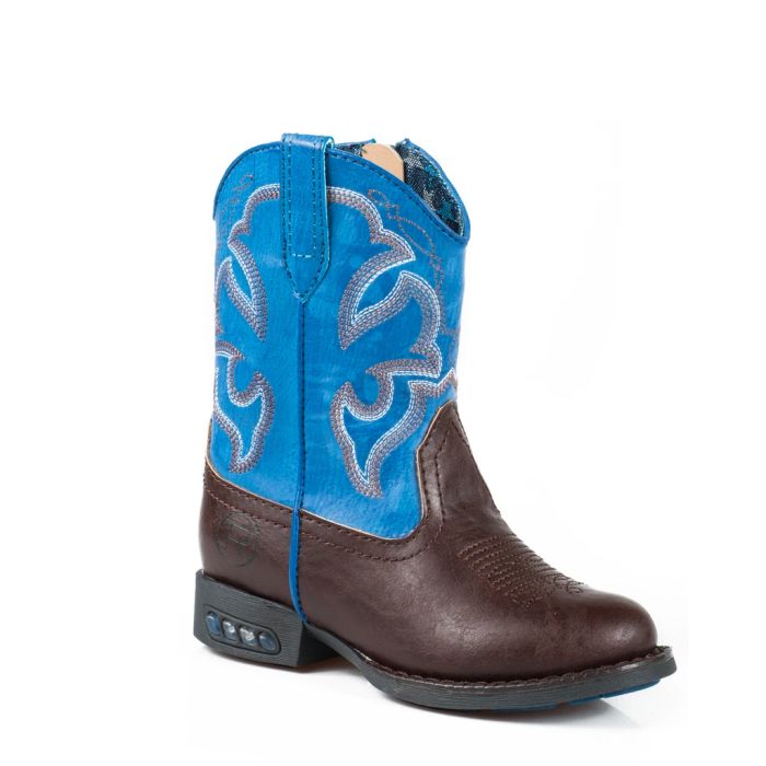 Roper Toddler Lightening Boots - Blue