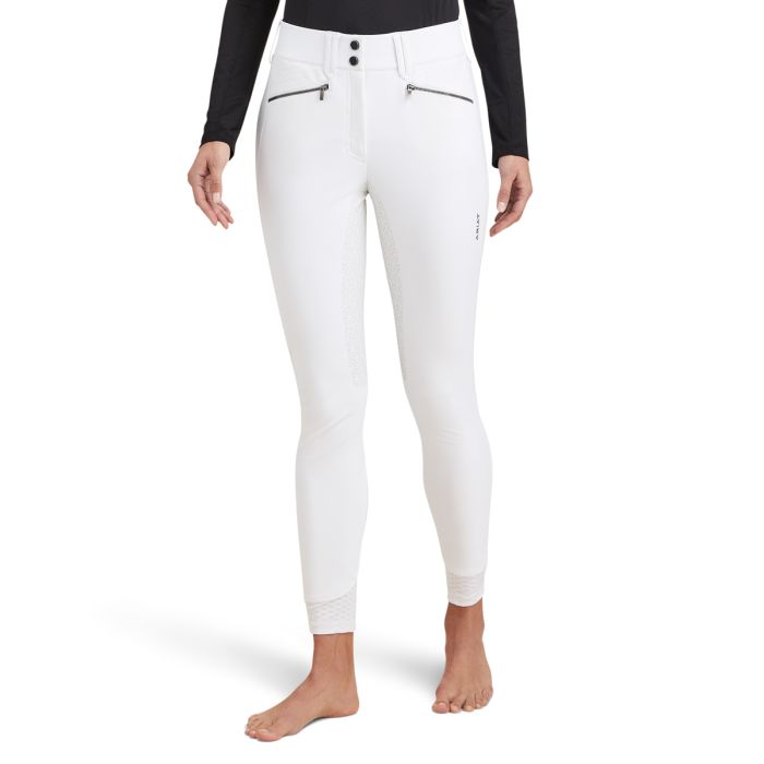 Ariat Ladies Tri Factor X Bellatrix Full Seat Breech - White 