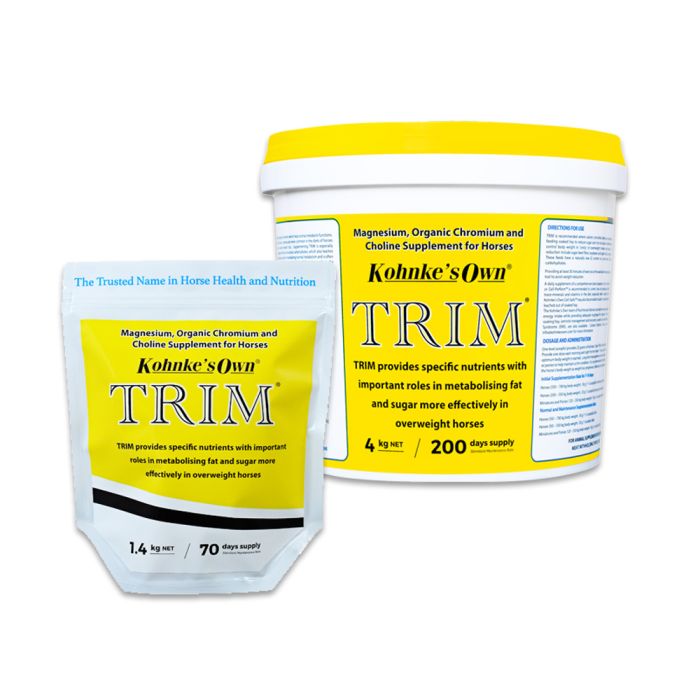 Kohnkes Own Trim - wieght loss for horses