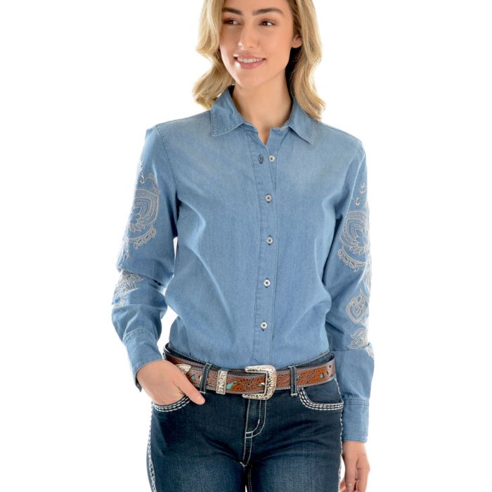 Wrangler Womens Vera Denim Shirt