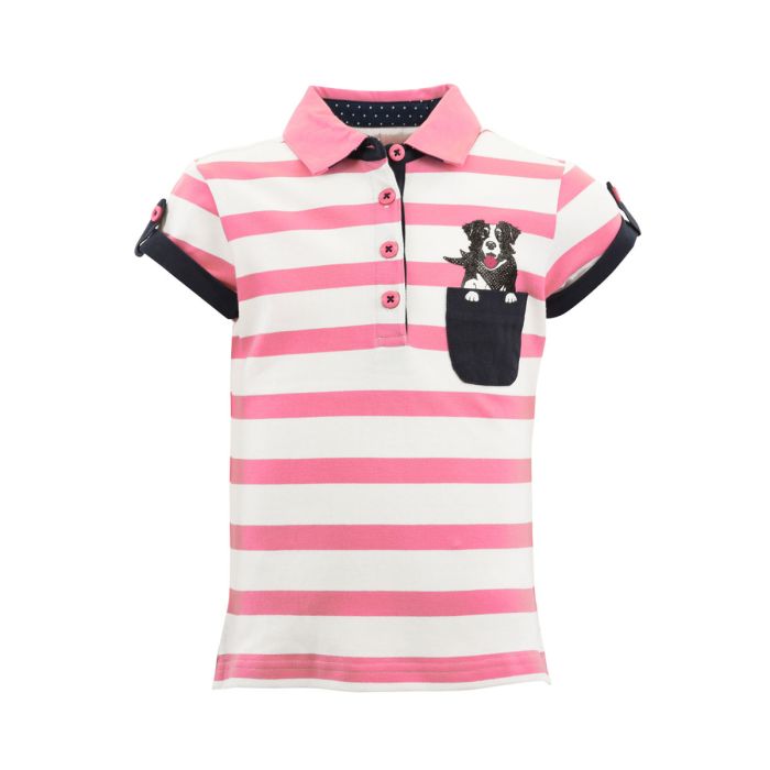 Thomas Cook Girls Vicki Stripe S/S Polo - Sz 10 Only