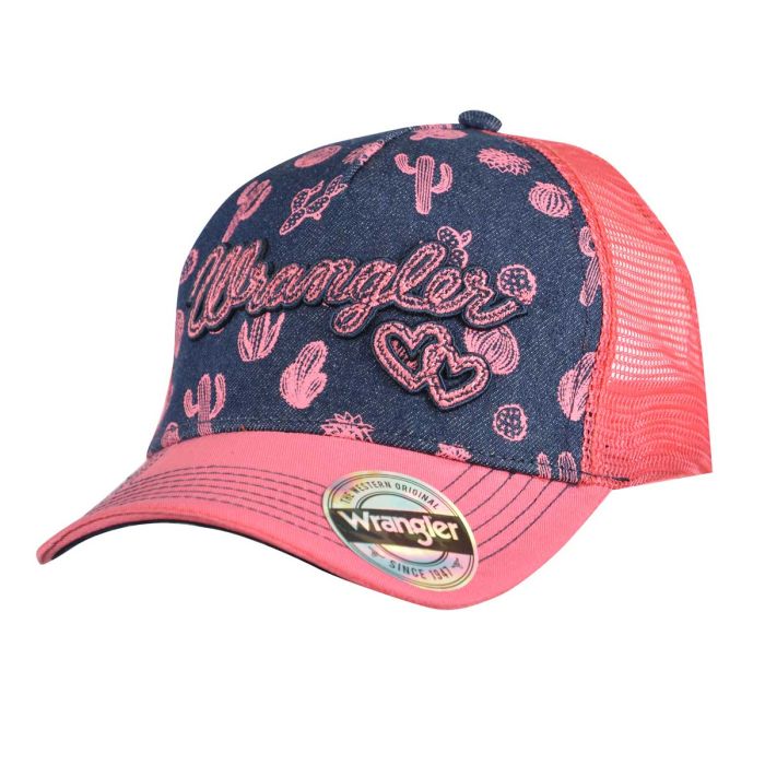 Wrangler Kids Heart Trucker Cap