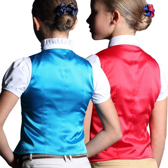 GiddyUpGirl Waistcoats - Blue and Red