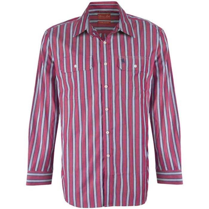 Thomas Cook Weipa Long Sleeve Striped Shirt 