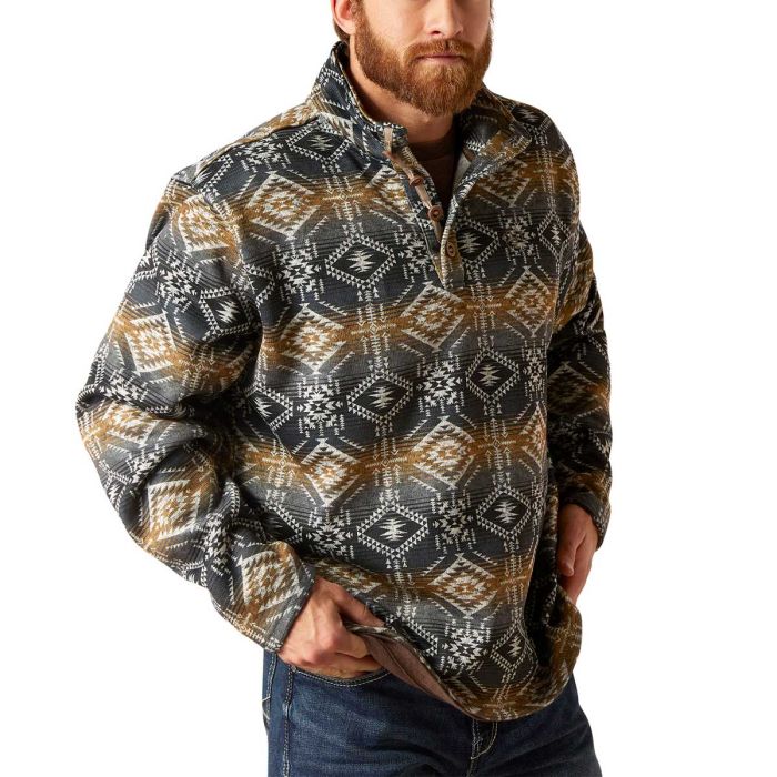 Ariat MENS Wesley Sweater - Braidwood Serape 