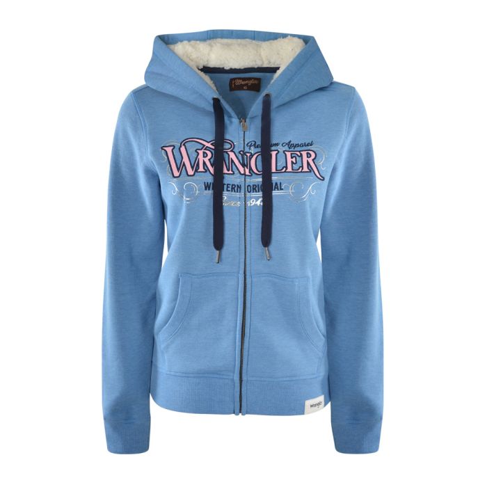 Wrangler Womens Tammy Zip Up Hoodie - Sz 8 Only