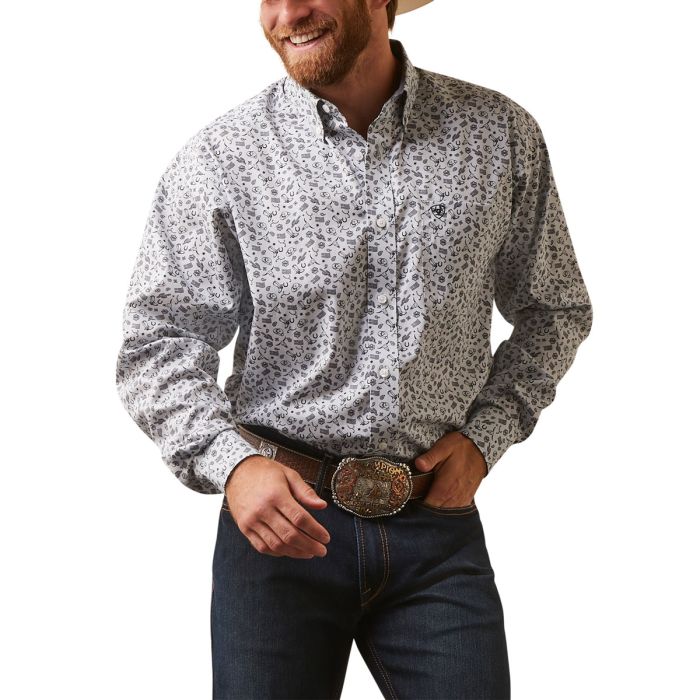 Ariat Men's Wrinkle Free Fortune Classic Fit Long Sleeve Shirt