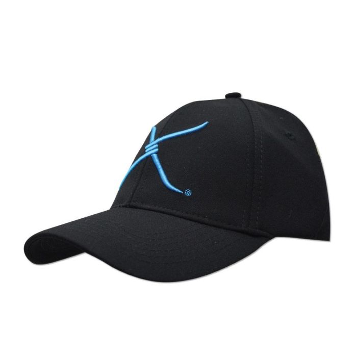 Twisted X Stretchfit Cap - Black/Blue - Small 
