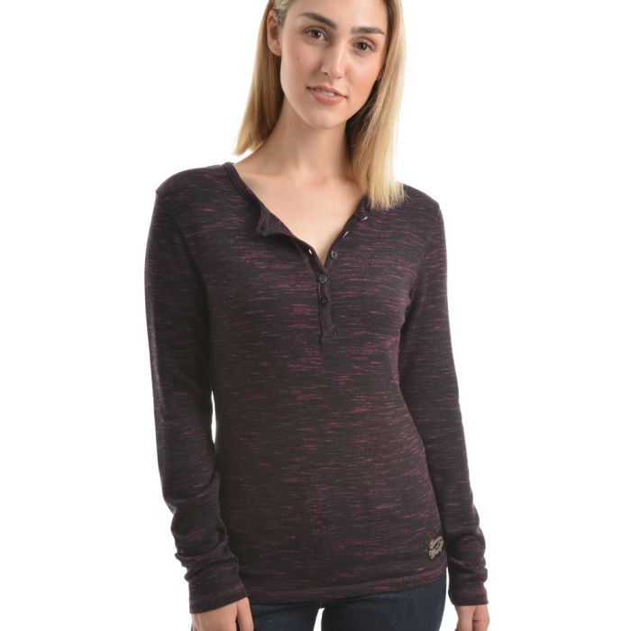 Wrangler Women's Zaylee Long Sleeve Top